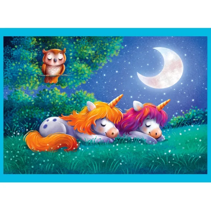A Day With Unicorns - 1x12 + 1x16 + 1x20 + 1x24 pezzi^Clementoni Clearance