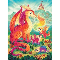 A Dragon Family - 60 pezzi^Clementoni