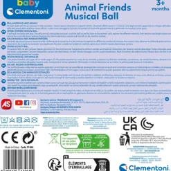 Animal friends Musical ball^Clementoni Clearance
