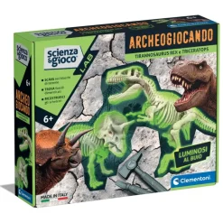 Archeogiocando - T-Rex e Triceratopo^Clementoni New