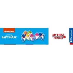 Baby Shark - 1x3 + 1x6 + 1x9 + 1x12 pezzi^Clementoni New