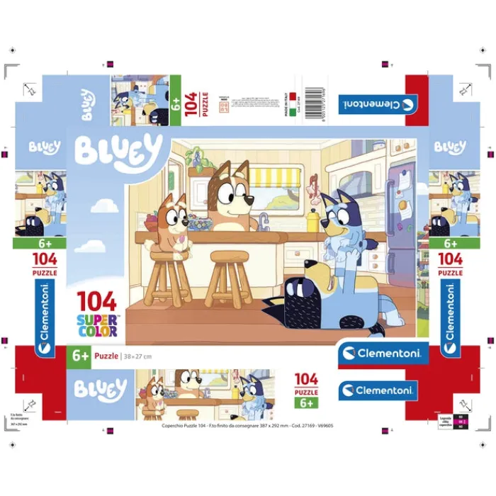 Bluey - 104 pezzi^Clementoni