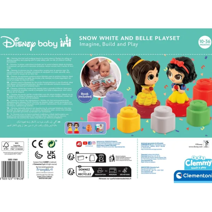 Clemmy - Snow White and Belle Playset^Clementoni Discount
