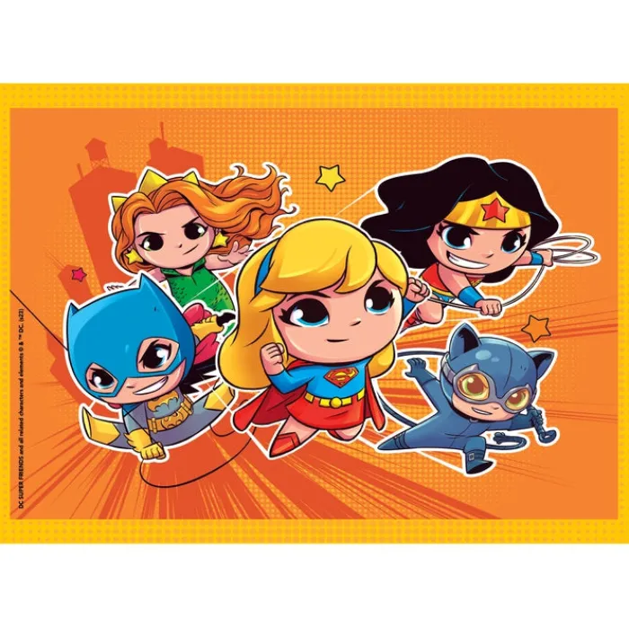 Dc Superfriends - 1x12 + 1x16 + 1x20 + 1x24 pezzi^Clementoni Online