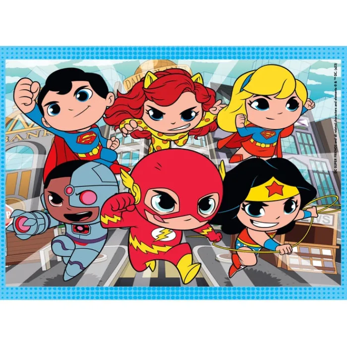 Dc Superfriends - 1x12 + 1x16 + 1x20 + 1x24 pezzi^Clementoni Online