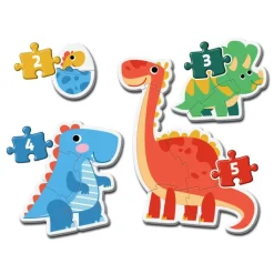 Dinos - 1x3 + 1x6 + 1x9 + 1x12 pezzi^Clementoni Best