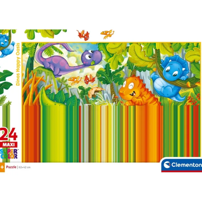 Dinos Happy Oasis - 24 pezzi^Clementoni New
