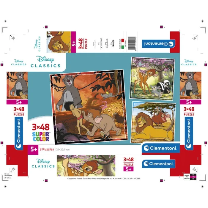Disney Classics - 3x48 pezzi^Clementoni Outlet