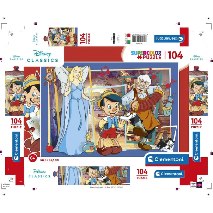 Disney Classics Pinocchio - 104 pezzi^Clementoni Hot