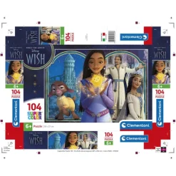 Disney Wish - 104 pezzi^Clementoni Outlet