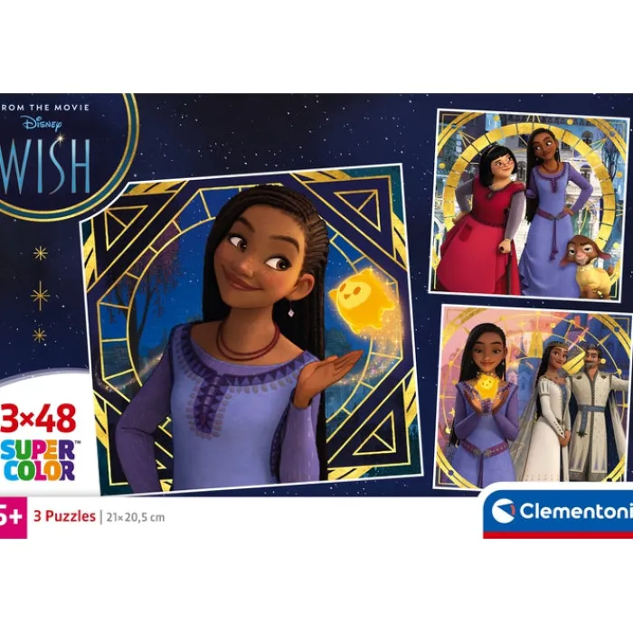Disney Wish - 3x48 pezzi^Clementoni Outlet