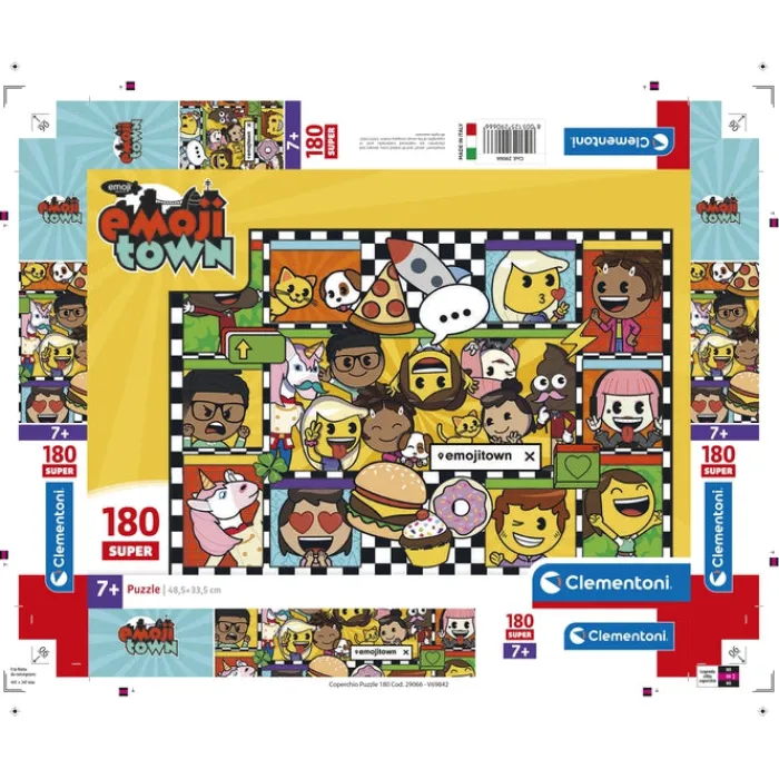 Emojii Town - 180 pezzi^Clementoni Discount