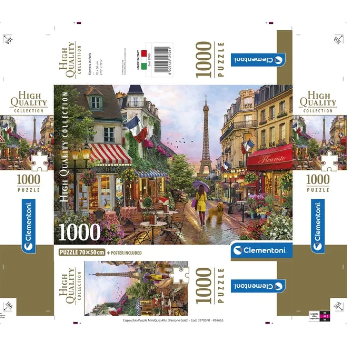Flowers In Paris - 1000 pezzi^Clementoni Online