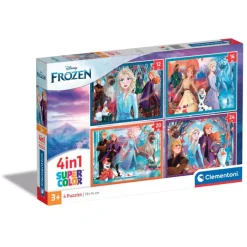 Frozen - 1x12 + 1x16 + 1x20 + 1x24 pezzi^Clementoni New