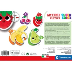 Fruits - 1x3 + 1x6 + 1x9 + 1x12 pezzi^Clementoni Best