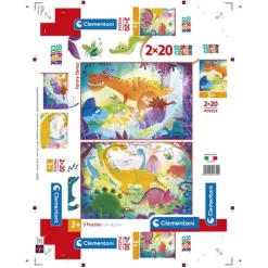 Funny Dinos - 20 pezzi^Clementoni Hot
