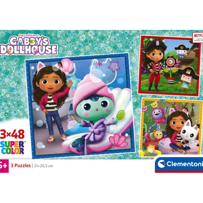 Gabby's Dollhouse - 3x48 pezzi^Clementoni Online