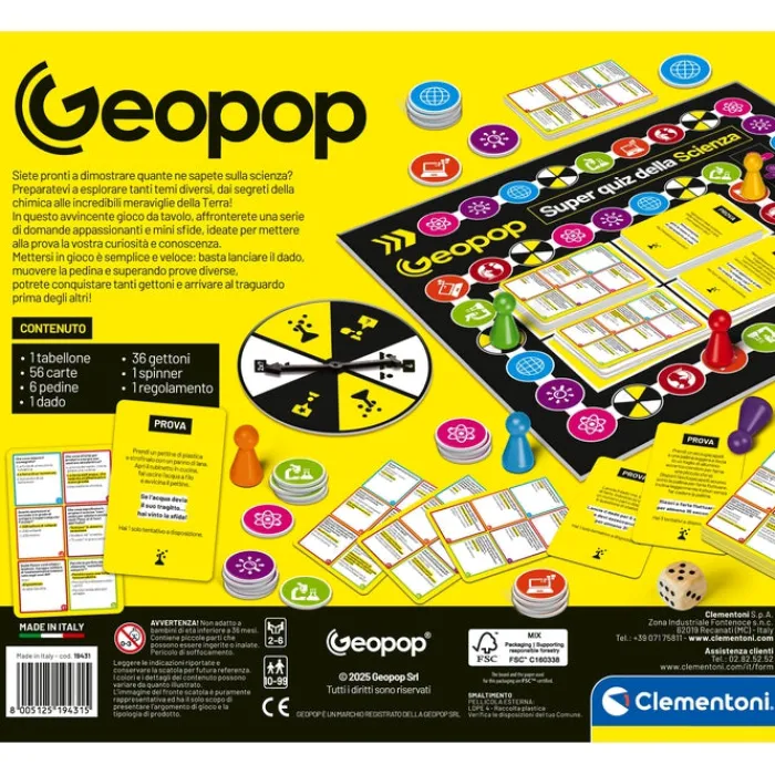 GEOPOP - Il Superquiz della Scienza^Clementoni