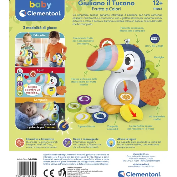 Giuliano il Tucano Frutta e Colori^Clementoni Clearance