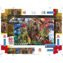 Jurassic World - 60 pezzi^Clementoni Discount