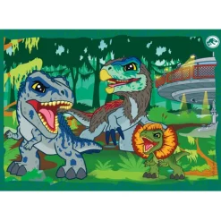 Jurassic World - 1x12 + 1x16 + 1x20 + 1x24 pezzi^Clementoni Online