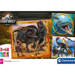 Jurassic World - 3x48 pezzi^Clementoni Discount