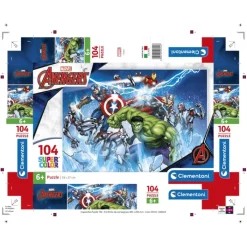 Marvel Avengers - 104 pezzi^Clementoni New