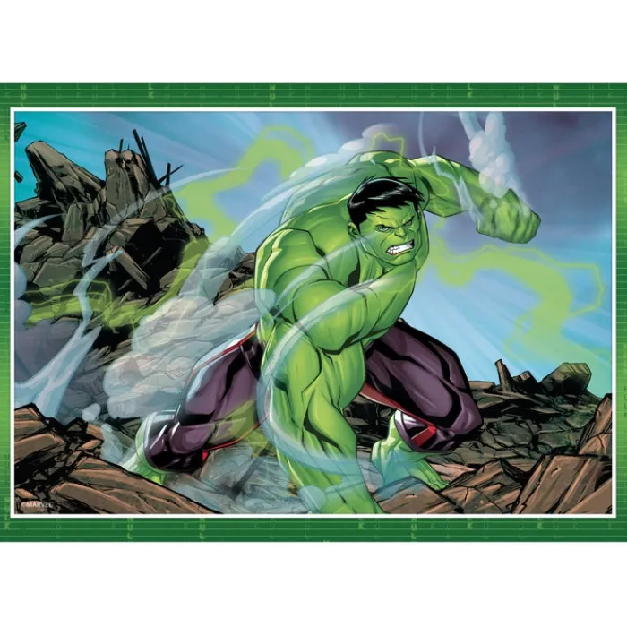 Marvel Avengers - 1x12 + 1x16 + 1x20 + 1x24 pezzi^Clementoni Best