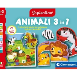 Montessori - Animali 3in1^Clementoni Outlet