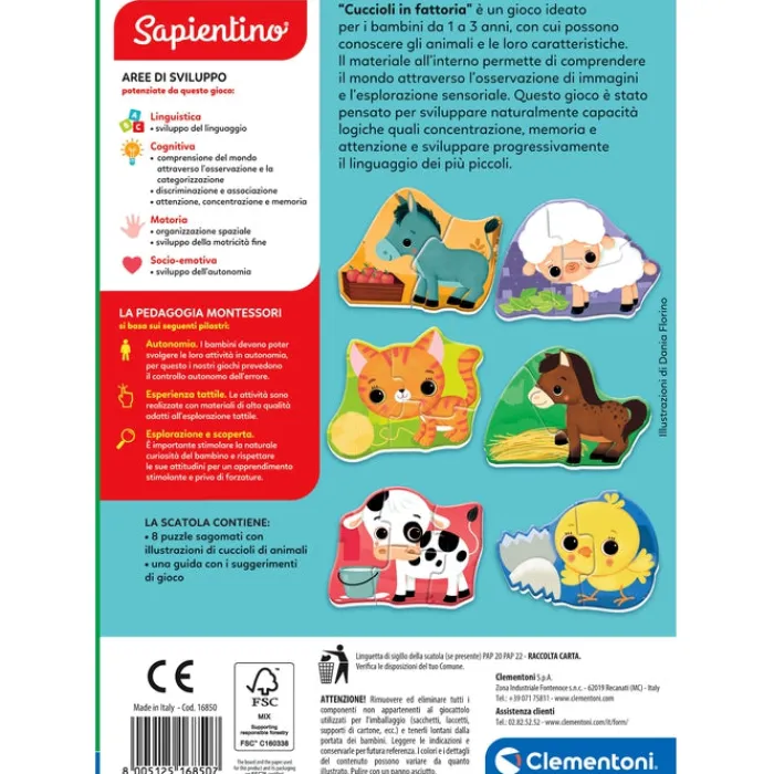 Montessori - Cuccioli in fattoria^Clementoni Online