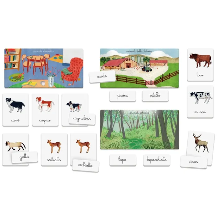 Montessori - Gli animali e i loro cuccioli^Clementoni Discount