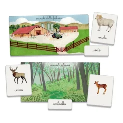 Montessori - Gli animali e i loro cuccioli^Clementoni Discount