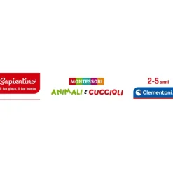 Montessori - Gli animali e i loro cuccioli^Clementoni Discount