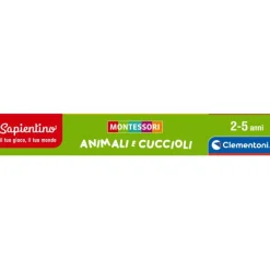 Montessori - Gli animali e i loro cuccioli^Clementoni Discount