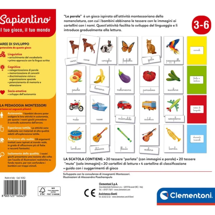 Montessori - Le parole^Clementoni Outlet