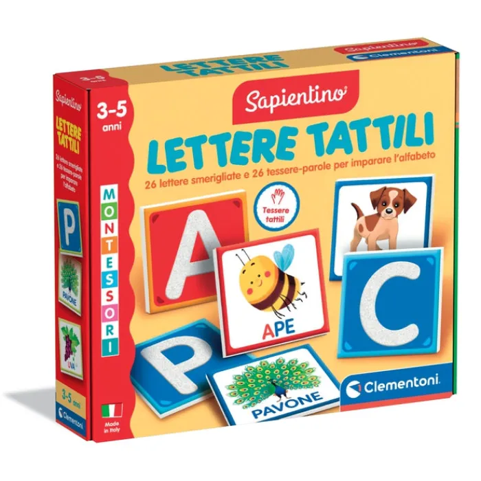 Montessori - Lettere Tattili^Clementoni