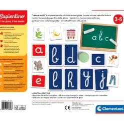Montessori - Lettere tattili^Clementoni
