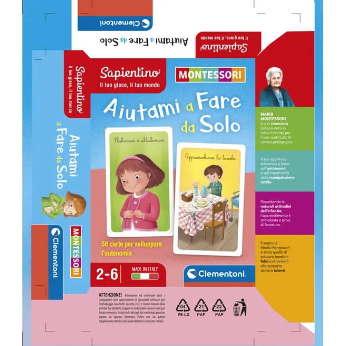 Montessori carte - Aiutami a fare da solo^Clementoni Clearance
