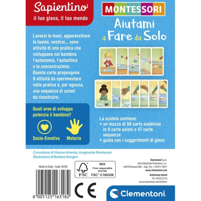 Montessori carte - Aiutami a fare da solo^Clementoni Clearance