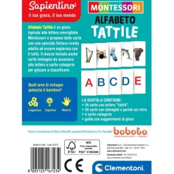 Montessori carte - Alfabeto tattile^Clementoni Clearance