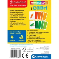 Montessori carte - I colori^Clementoni