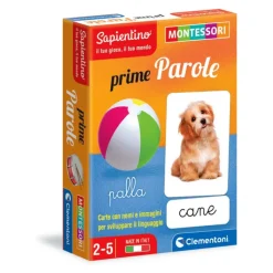Montessori carte - Prime parole^Clementoni New
