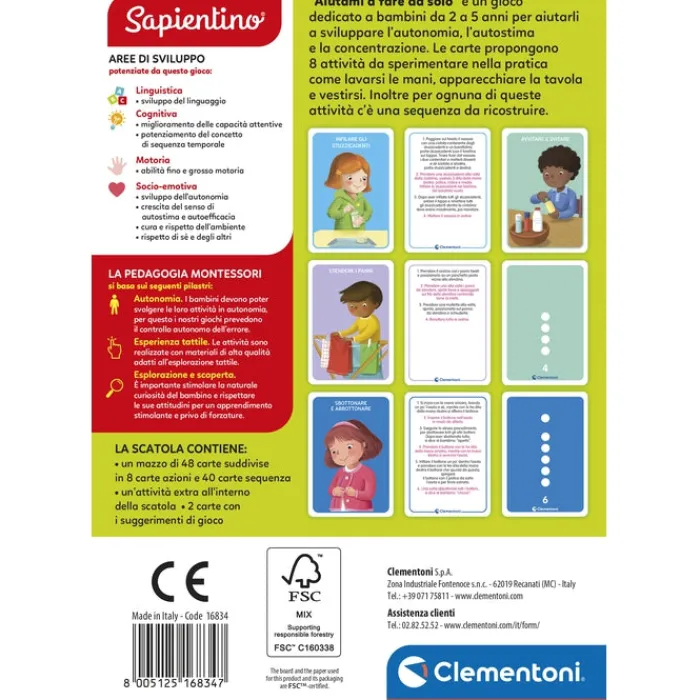 Montessori Flashcards - Aiutami a fare da solo^Clementoni Online