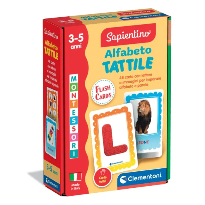 Montessori Flashcards - Alfabeto Tattile^Clementoni Hot