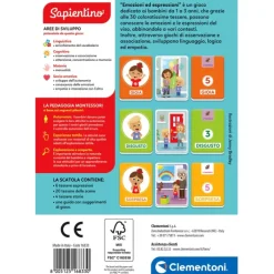 Montessori Flashcards - Emozioni ed Espressioni^Clementoni Clearance