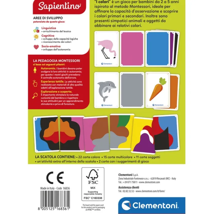 Montessori Flashcards - I Colori^Clementoni New