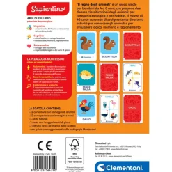 Montessori Flashcards - Il Regno degli Animali^Clementoni Clearance