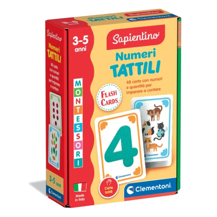 Montessori Flashcards - Numeri Tattili^Clementoni Discount