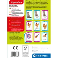 Montessori Flashcards - Prime Parole^Clementoni Best