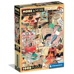 More Is More - Books&Writing - 1000 pezzi^Clementoni